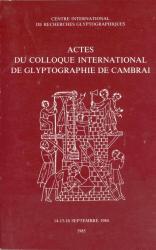 Actes Colloque Cambrai