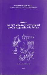 Actes Colloque Belley